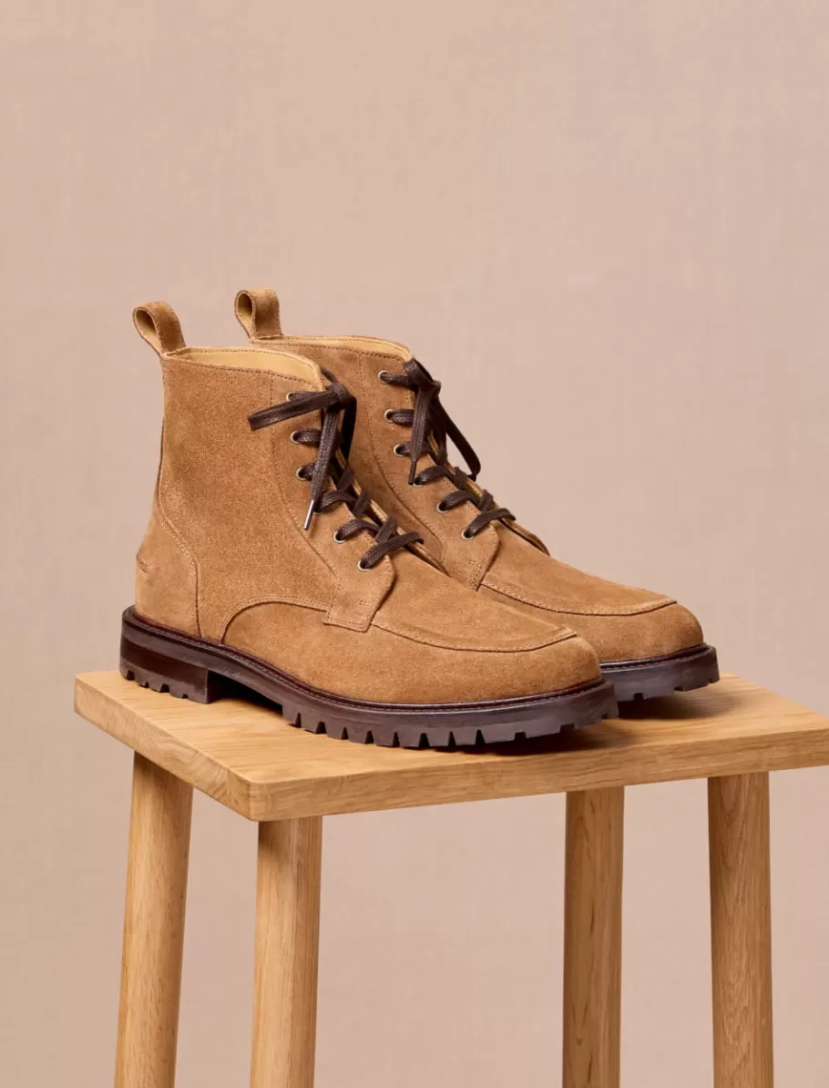 Pied de Biche Boots Et Bottines>Alban Camel