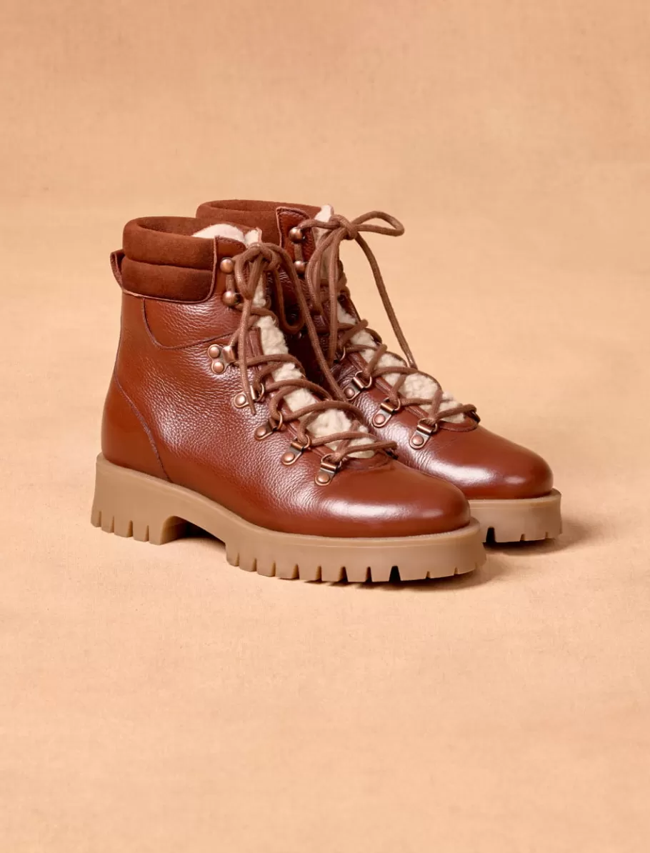 Pied de Biche Boots, Bottines Et Bottes>Astrid fourrée Biche