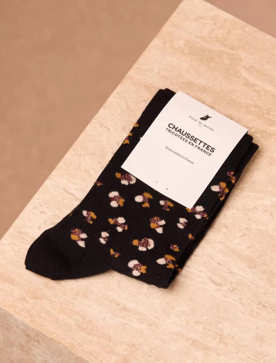 Pied de Biche Chaussettes>Chaussettes Leopard