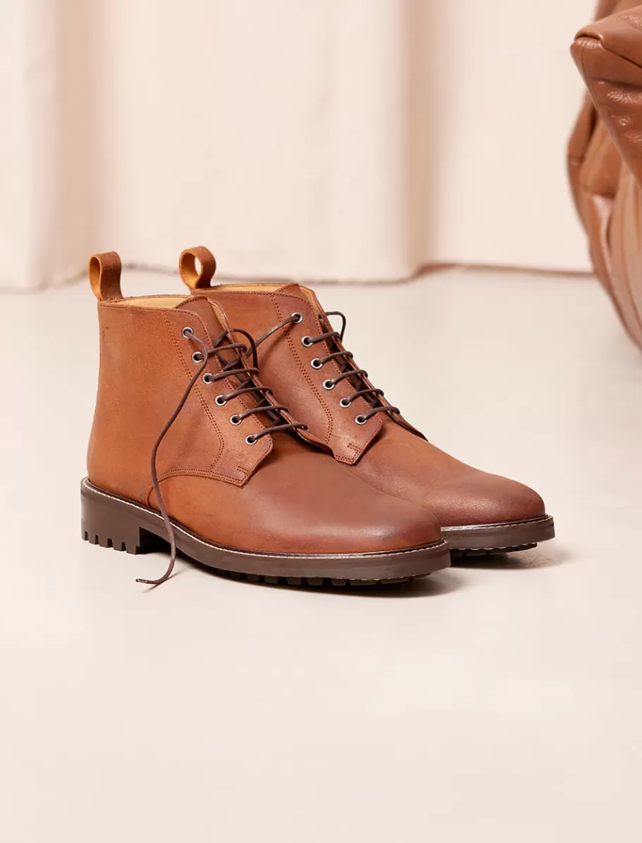 Pied de Biche Boots Et Bottines>Chukka Commando Ecorce