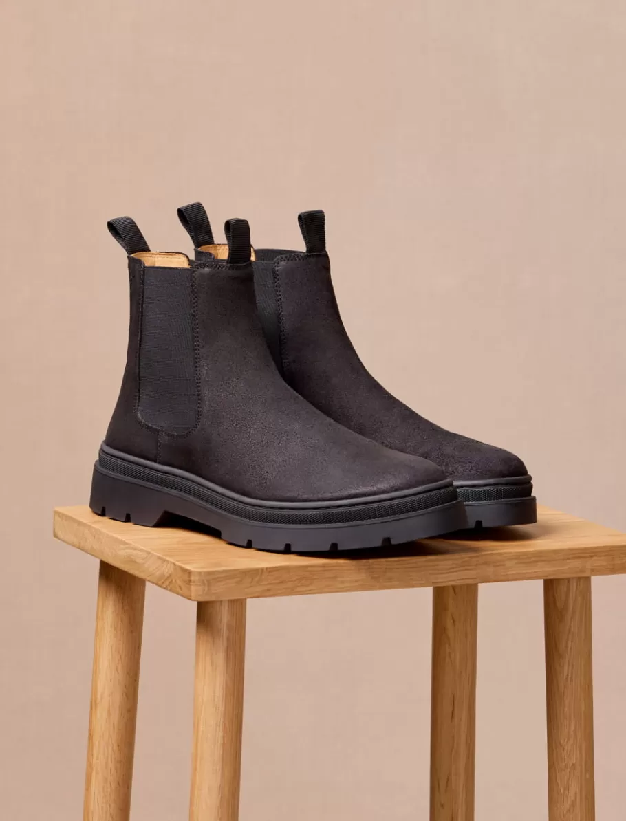 Pied de Biche Boots Et Bottines>Franklin Noir