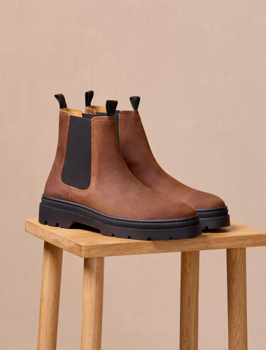 Pied de Biche Boots Et Bottines>Franklin Ecorce