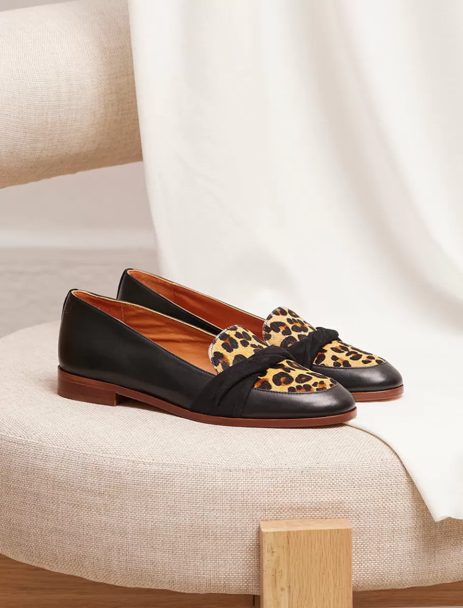 Pied de Biche Mocassins Et Derbies>Lilly Noir-leopard