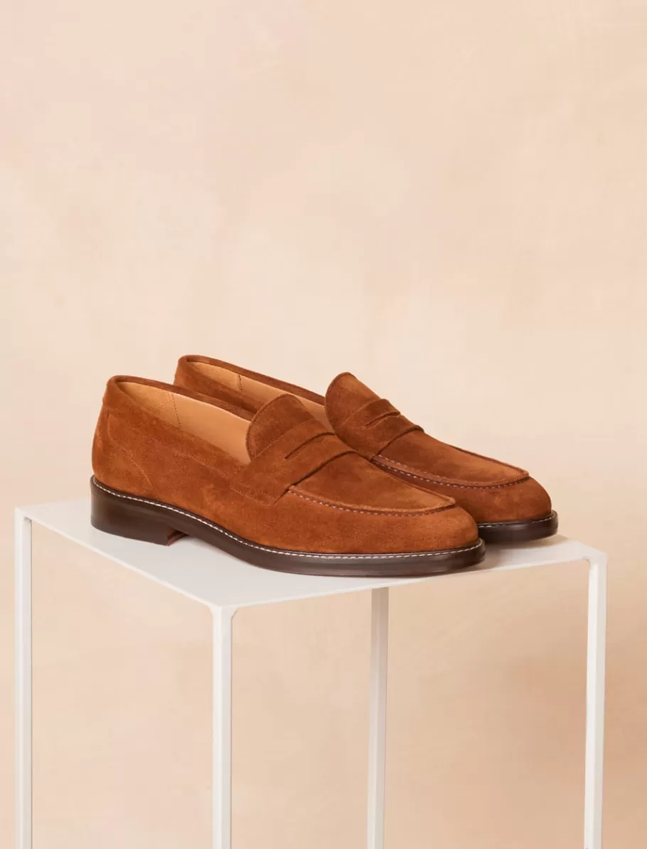 Pied de Biche Mocassins & Derbies>Léonardo Tabac