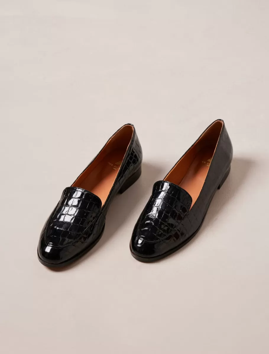 Pied de Biche Mocassins Et Derbies>Lou Croco-Noir