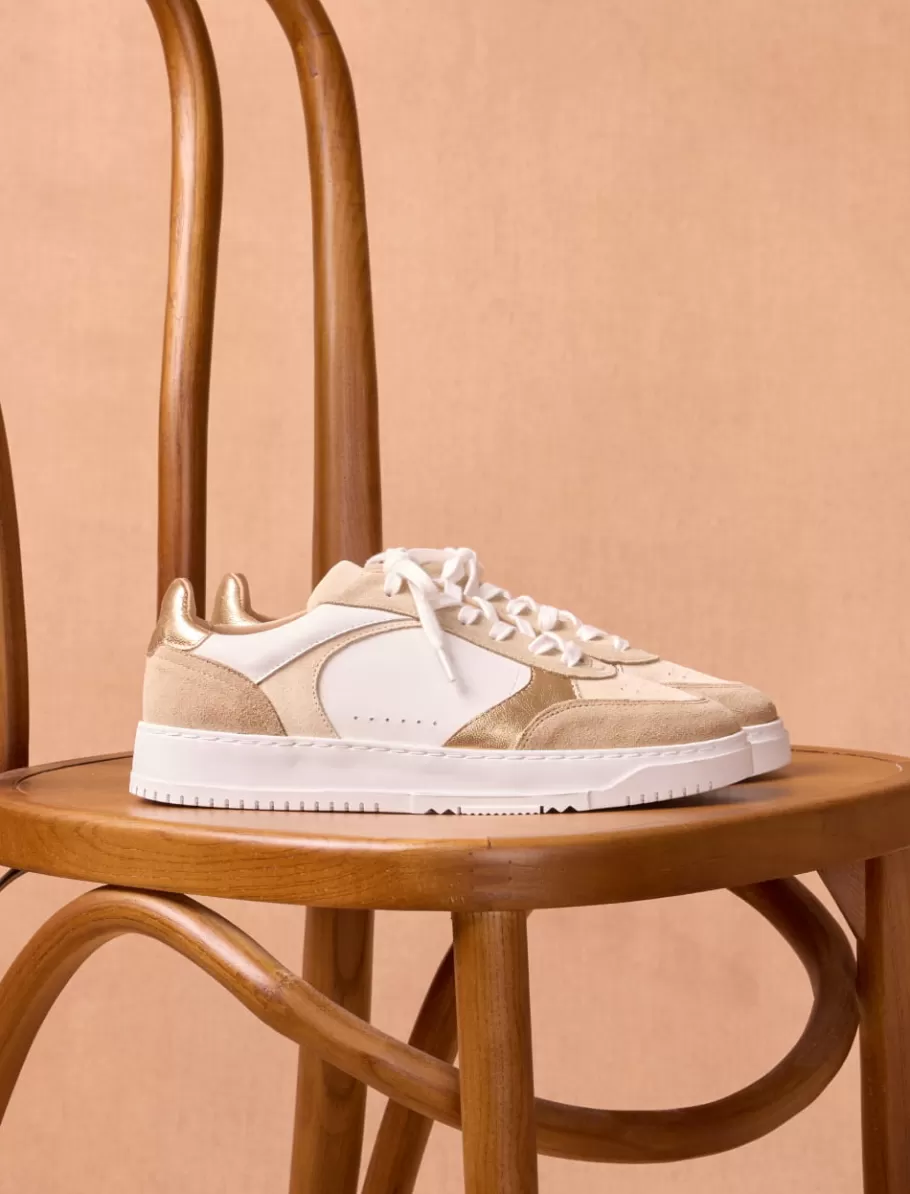 Pied de Biche Sneakers>Mila Sable-Dore