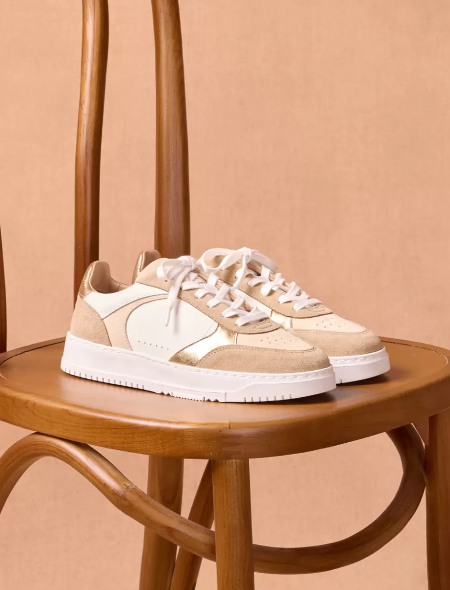 Pied de Biche Sneakers>Mila Sable-Dore