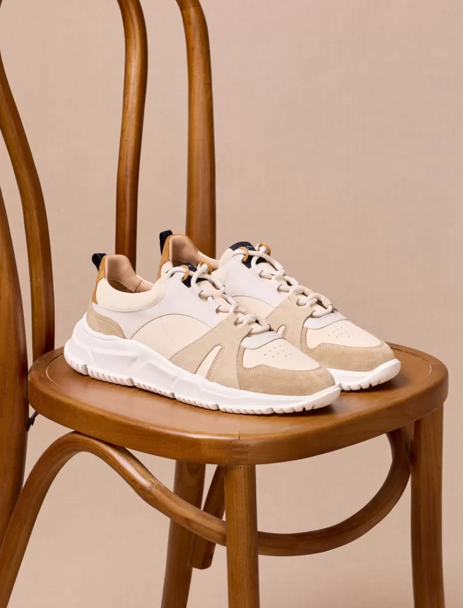 Pied de Biche Sneakers>Pablo Sable-Ocre